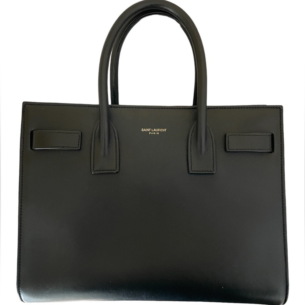 Saint Laurent black Sac de Jour baby size